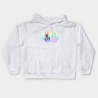 Pastel Girls Kids Hoodie